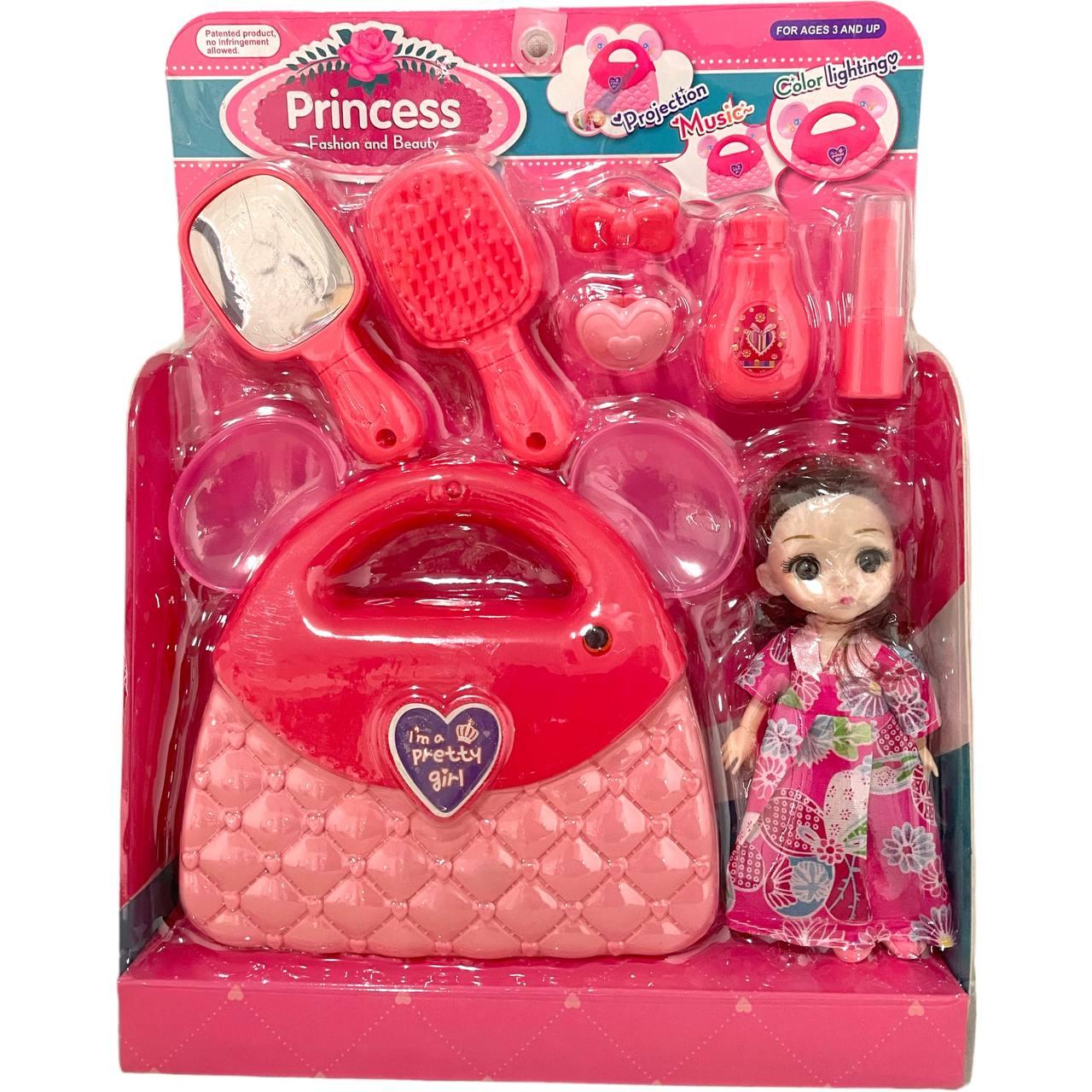 U212-32 Кукла Princess с чемоданом и аксесс 35*26см, фото 1