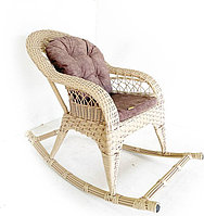 Садовые кресла качалка стулья ротанговая мебель Izabella бежевый