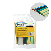 Набор термоусадочных трубок STEKKER HSHT-2010-10M, длина 10 см., коэф. усадки 2:1, мультиколор (21шт в