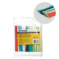 Набор термоусадочных трубок STEKKER HSHT-1260-10M, длина 10 см., коэф. усадки 2:1, мультиколор (21шт в