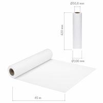Рулон для плоттера, 420 мм х 45 м х втулка 50,8 мм, 80 г/м2, белизна CIE 146%, BRAUBERG, фото 5