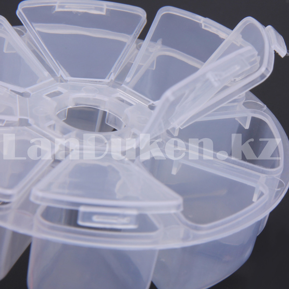 Органайзер для мелочей с 8 ячейками бокс пластиковый прозрачный - фото 5 - id-p108115543