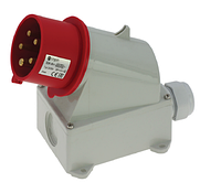 CA354 INPIN Вилка настенная 32A/400V/3P+N+E/IP44