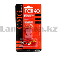 Свисток спортивный на веревке CMG Fox 40 красный