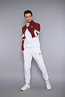 Спортивный Костюм мужской adidas ,белый/бордо
