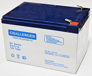 Тяговый аккумулятор Challenger EV12-14 (12В, 14Ач), фото 1