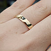 Золотое кольцо обр. 2,6г. 585 проба, 19 размер, фото 5