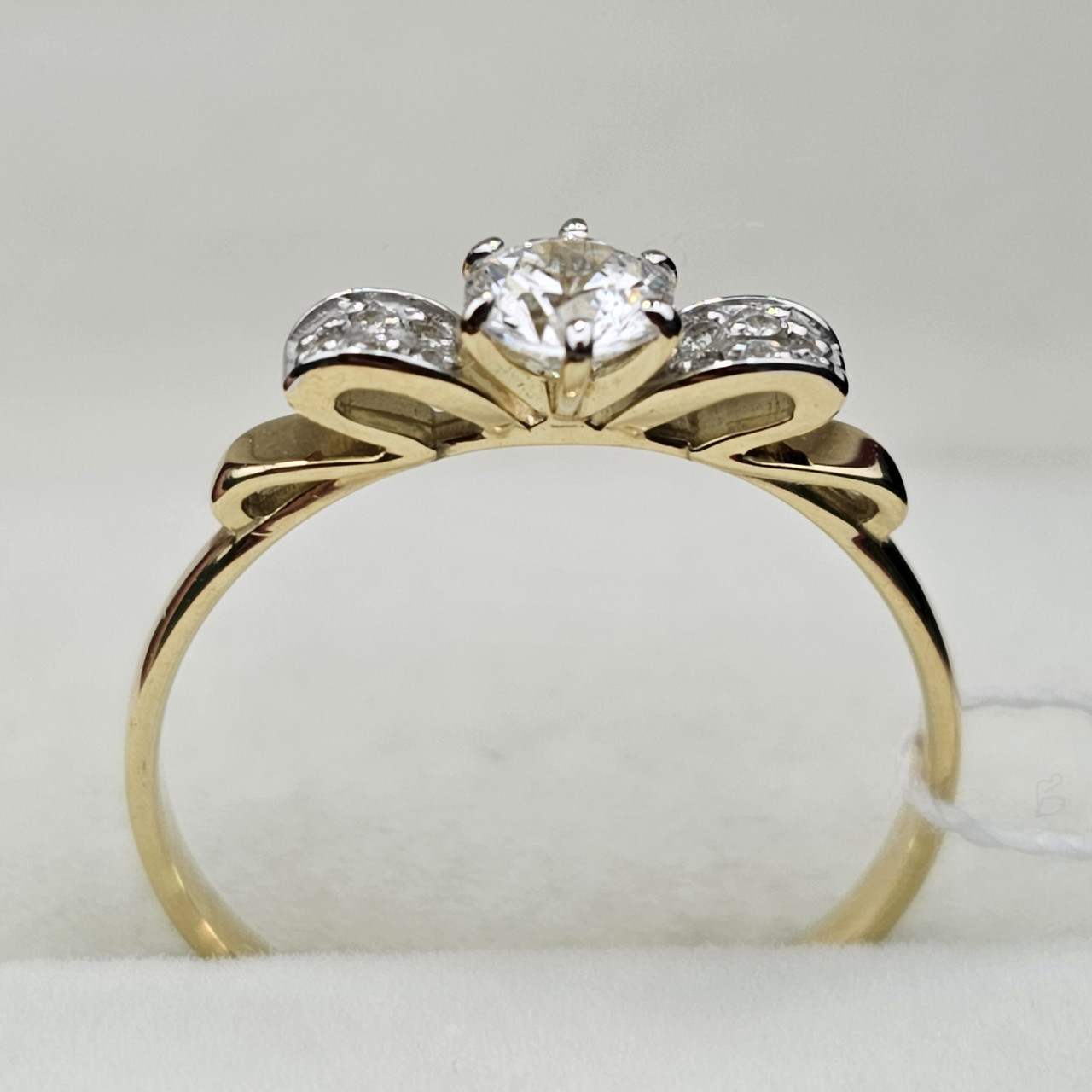Золотое кольцо 1,63гр. 585 проба, 17.5 размер - фото 4 - id-p108116923