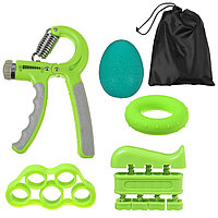 Набор эспандеров 5 в 1 зеленый