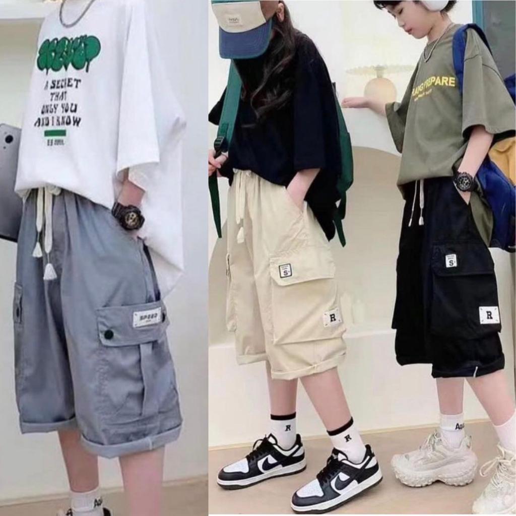 Подростковые шорты Карго с накладными карманами - фото 2 - id-p100067909