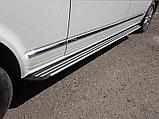 Пороги алюминиевые "Slim Line Silver" 1820 мм ТСС для Geely Tugella 2022-, фото 4