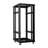 LinkBasic NCE 32U 600*600*1600, Шкаф серверный, цвет чёрный, передняя дверь стеклянная (тонированная), фото 3