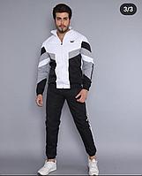 Спортивный Костюм мужской adidas ,белый/чёрный