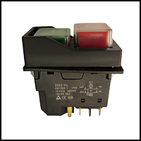 Кнопка для бетономешалки 220в черная 5 контактов