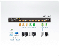 8-портовый, PS/2-USB, VGA, Single Rail KVM-переключатель с 19" ЖК-дисплеем  CL5708N ATEN, фото 5