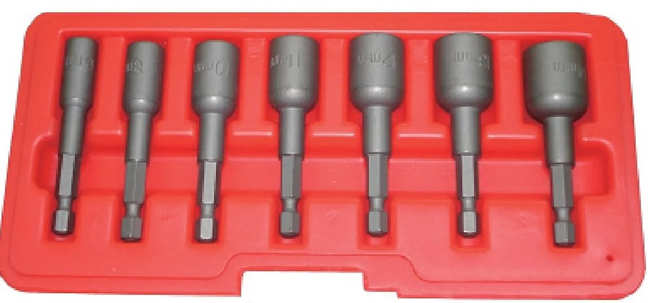 Набор головок (экстракторов) под шуруповерт 6-14 мм (7 пр.), фото 1