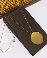 Колье - монета / под гравировку ( пр. Абая 141 )