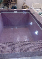 Бассейн с подсветкой