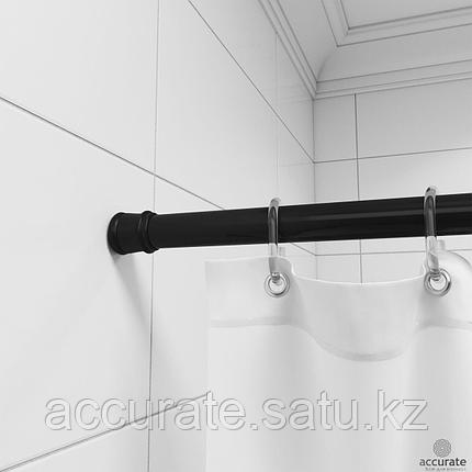 IDDIS Карниз для ванной комнаты, 110-200 см, черный, Easy, Milard, фото 2
