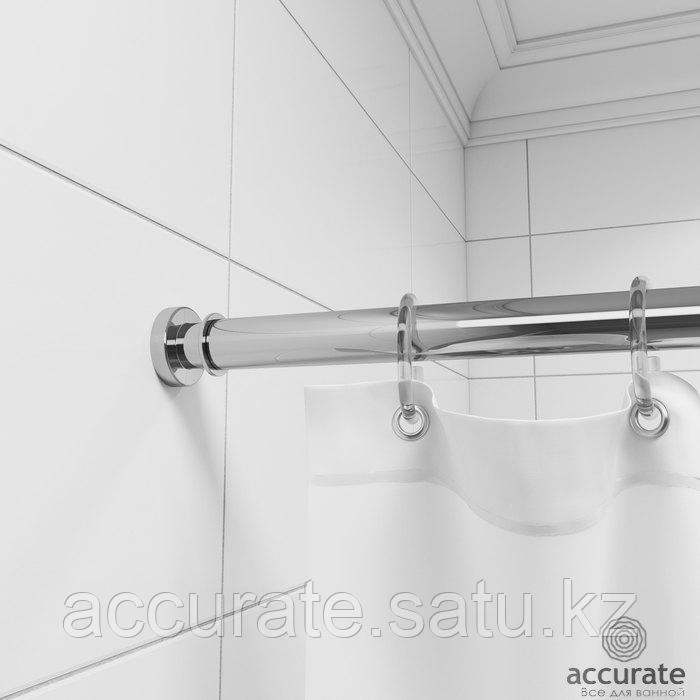 IDDIS Карниз для ванной комнаты 110х200 хром id Elegante - фото 1 - id-p108128501