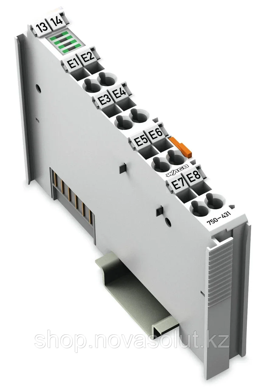 8-канальный цифровой вход; 24 В постоянного тока; 0,2 мс WAGO 750-431