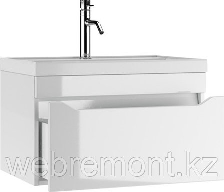 Тумба подвесная под умывальник "Радуга 70" Ева с одним ящиком В1 Айсберг, фото 1