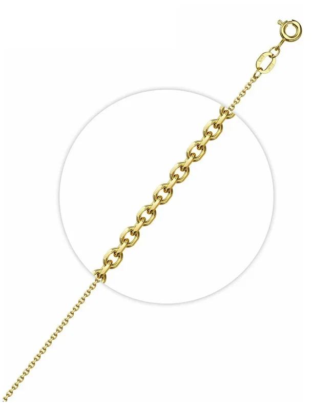 Золотая цепь Якорное плетение 40 см, 1,44 гр.