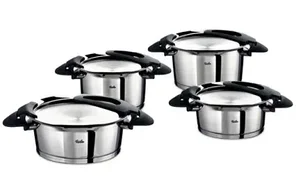 Набор кастрюль 4пр. Intensa black Fissler, Германия 016 128 04 000