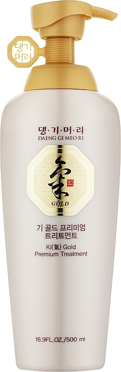 Увлажняющий кондиционер для всех типов волос Daeng Gi Meo Ri Gold Premium Treatment 500мл - фото 1 - id-p108133726