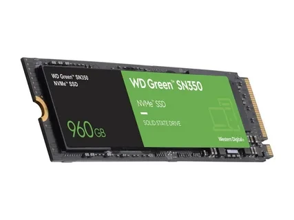 Твердотельный накопитель  960GB SSD WD GREEN SN350 M.2 2280 NVMe x4 R2400Mb/s W1900Mb/s WDS960G2G0C
