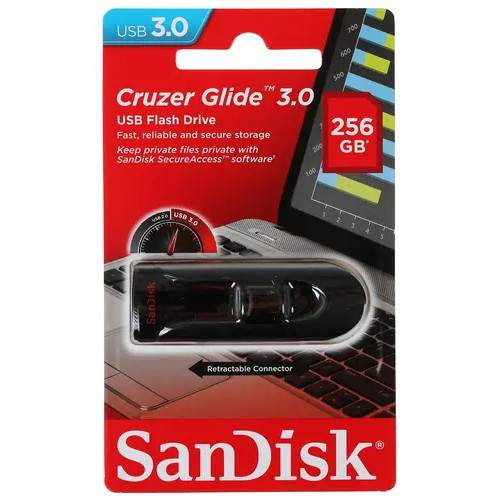 SanDisk Cruzer Glide [SDCZ600-256G-G35] usb флешка (flash) (SDCZ600-256G-G35) - фото 1 - id-p108137019