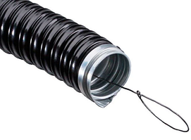 Металлорукав РЗ-ЦПнг с изоляцией д37 (25м) черный Мутлусан