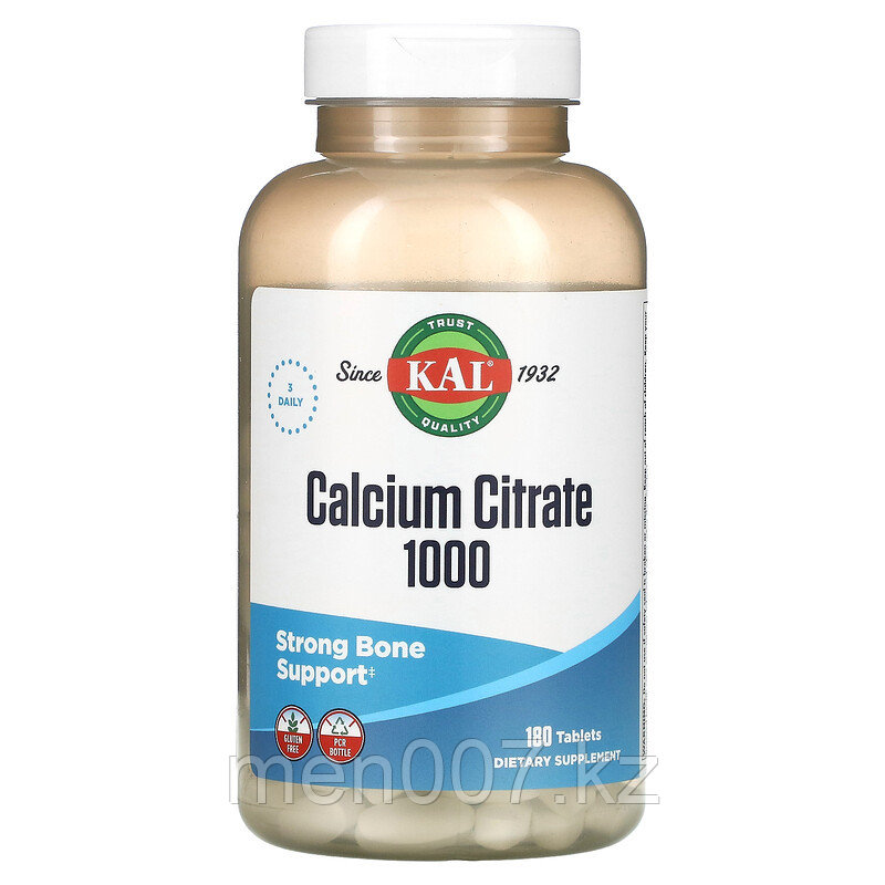 БАД Цитрат кальция 1000 (180 таблеток) KAL