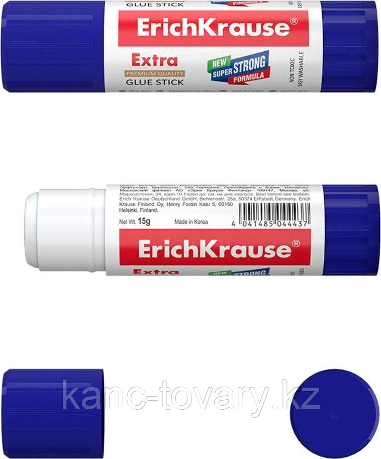 Клей-карандаш ErichKrause Extra 15г (4443) 1 штука - фото 1 - id-p108138325