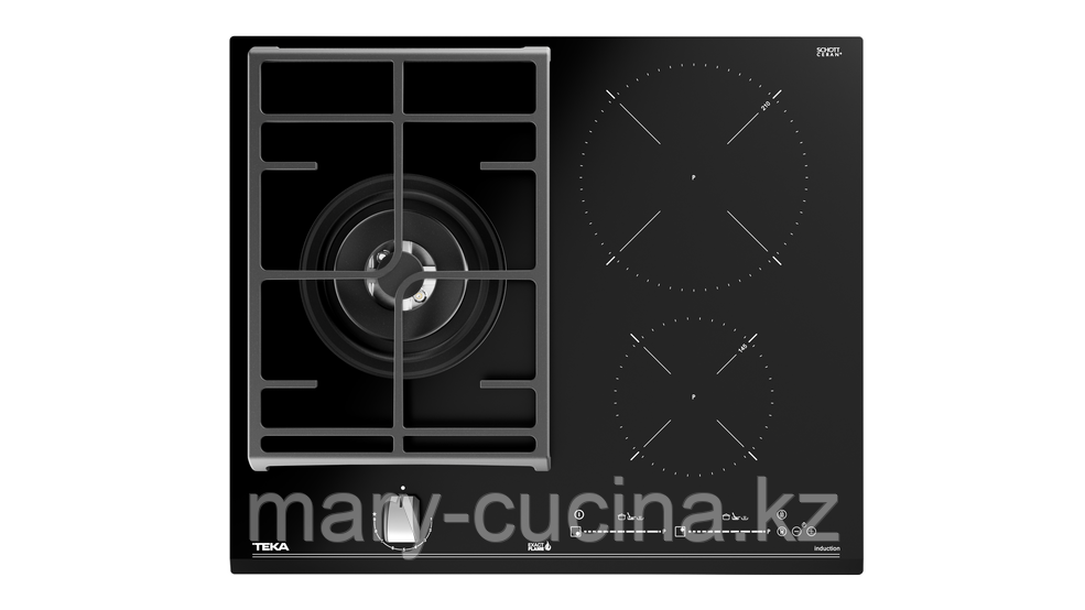 Газовая варочная поверхность Teka HYBRID JZC 63312 ABN Black