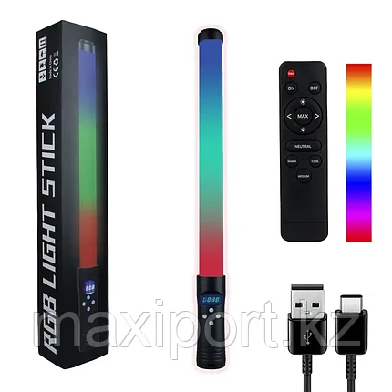 Профессиональная лампа для фото и видео съемки RGB Light Stick (50 см), фото 2