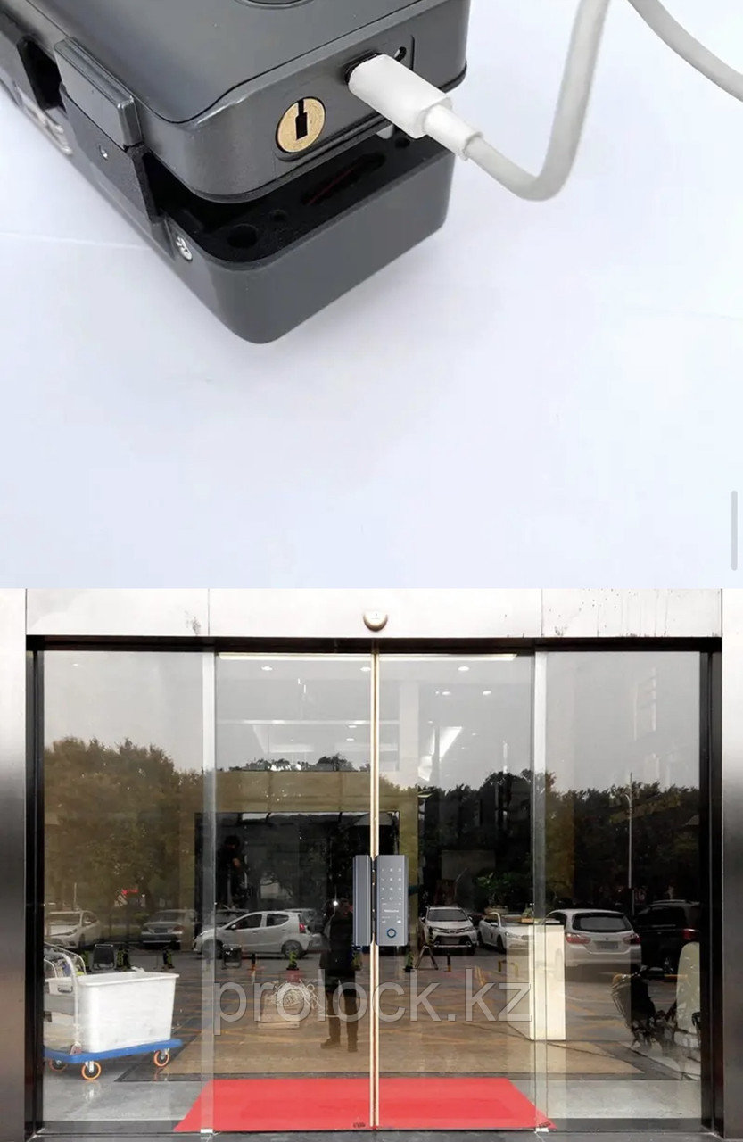 Биометрический замок для стеклянных дверей Slip - фото 6 - id-p108142119