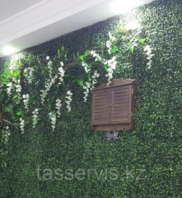 Панно на стену из искусственной зелени