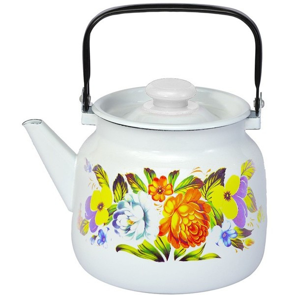 Чайник 3,5л "Татьяна" (Лысьвенские Эмали, Россия), фото 1