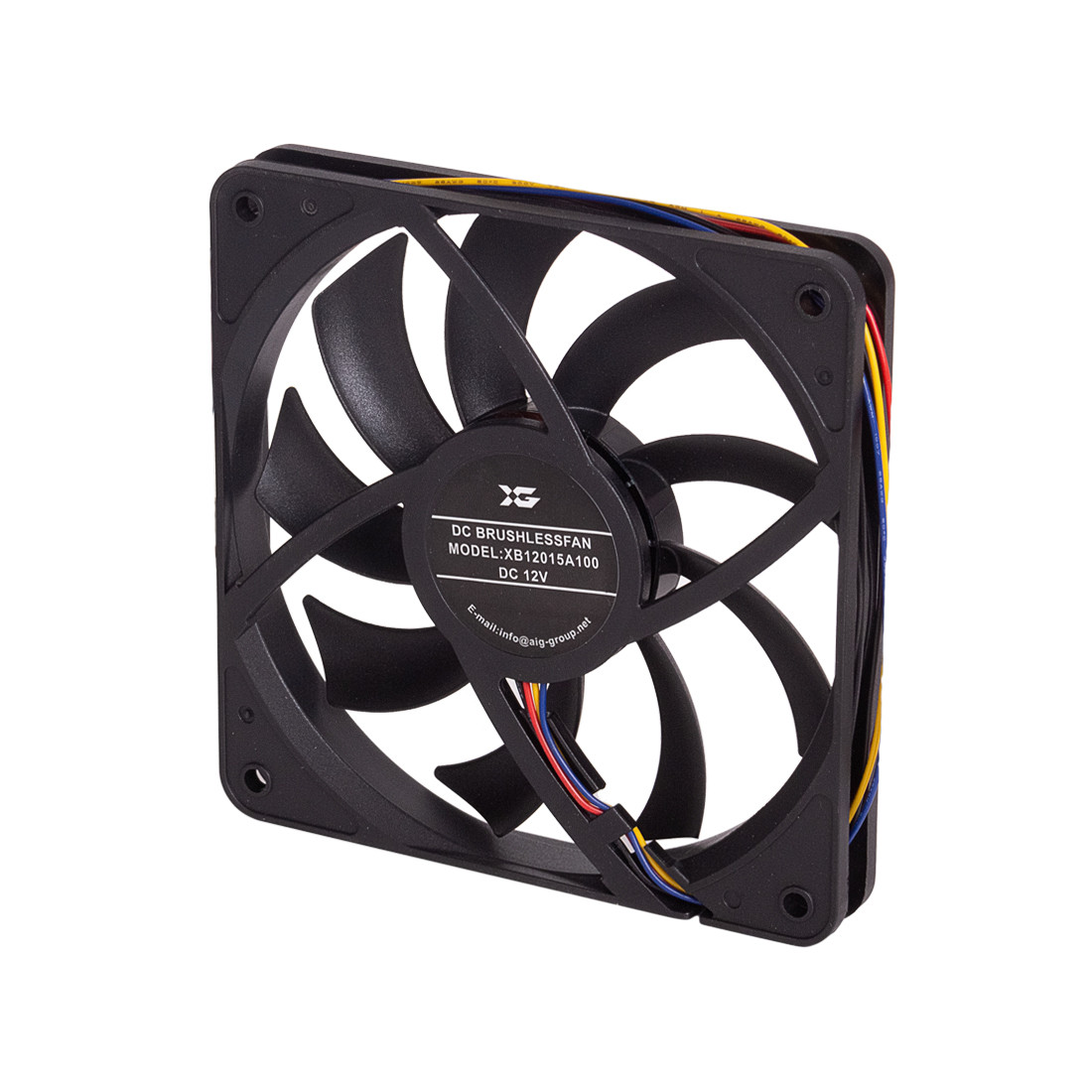 Кулер для компьютерного корпуса X-Gamel XB12015A100 чёрный