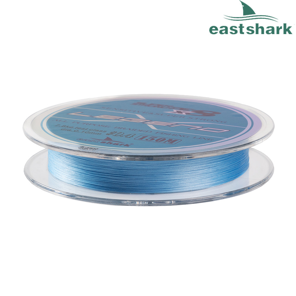 Шнур EastShark Legend X8 150м 0,30мм #4,0 голубой - фото 2 - id-p108144233