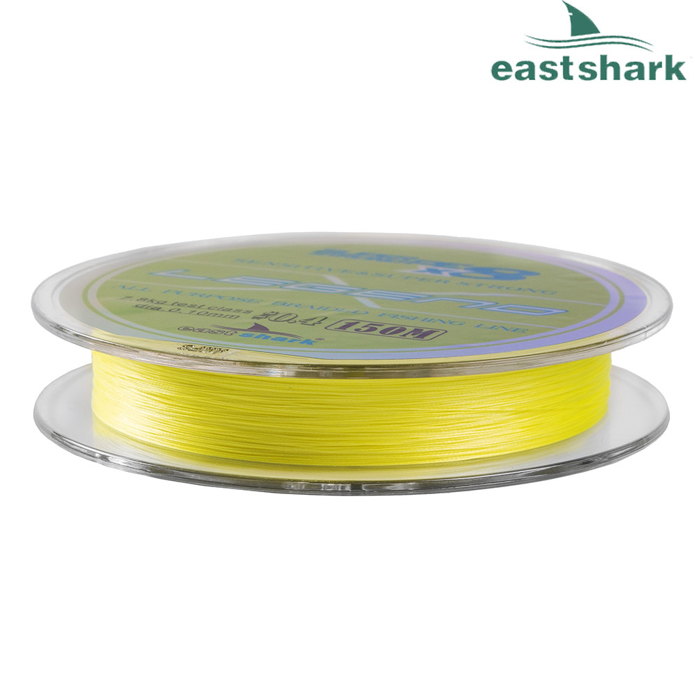 Шнур EastShark Legend X8 150м 0,14мм #0,8 желтый - фото 2 - id-p108144247