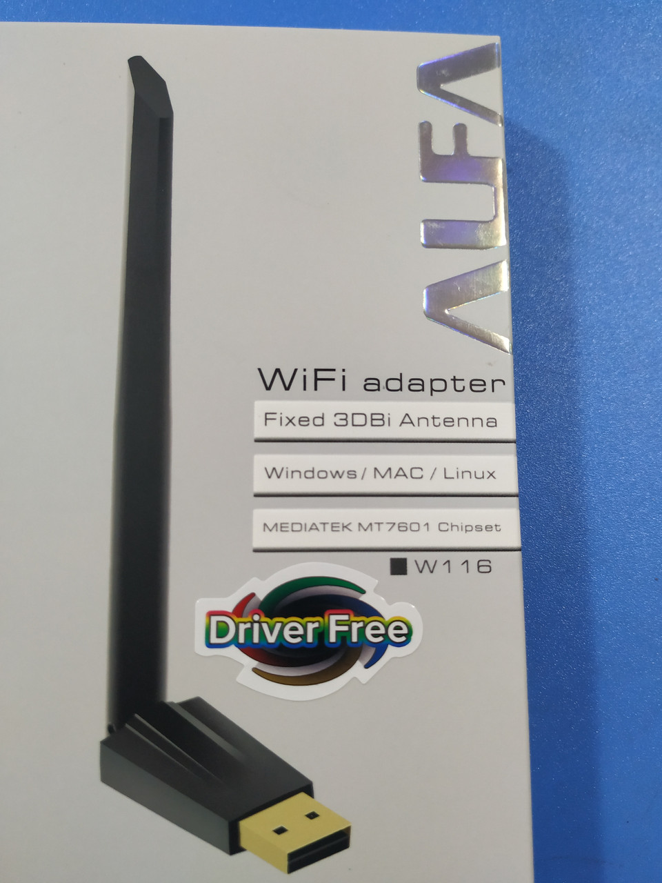 USB WiFi адаптер для ПК 150 Мбит/с 2,4 ГГц  Free Drivers