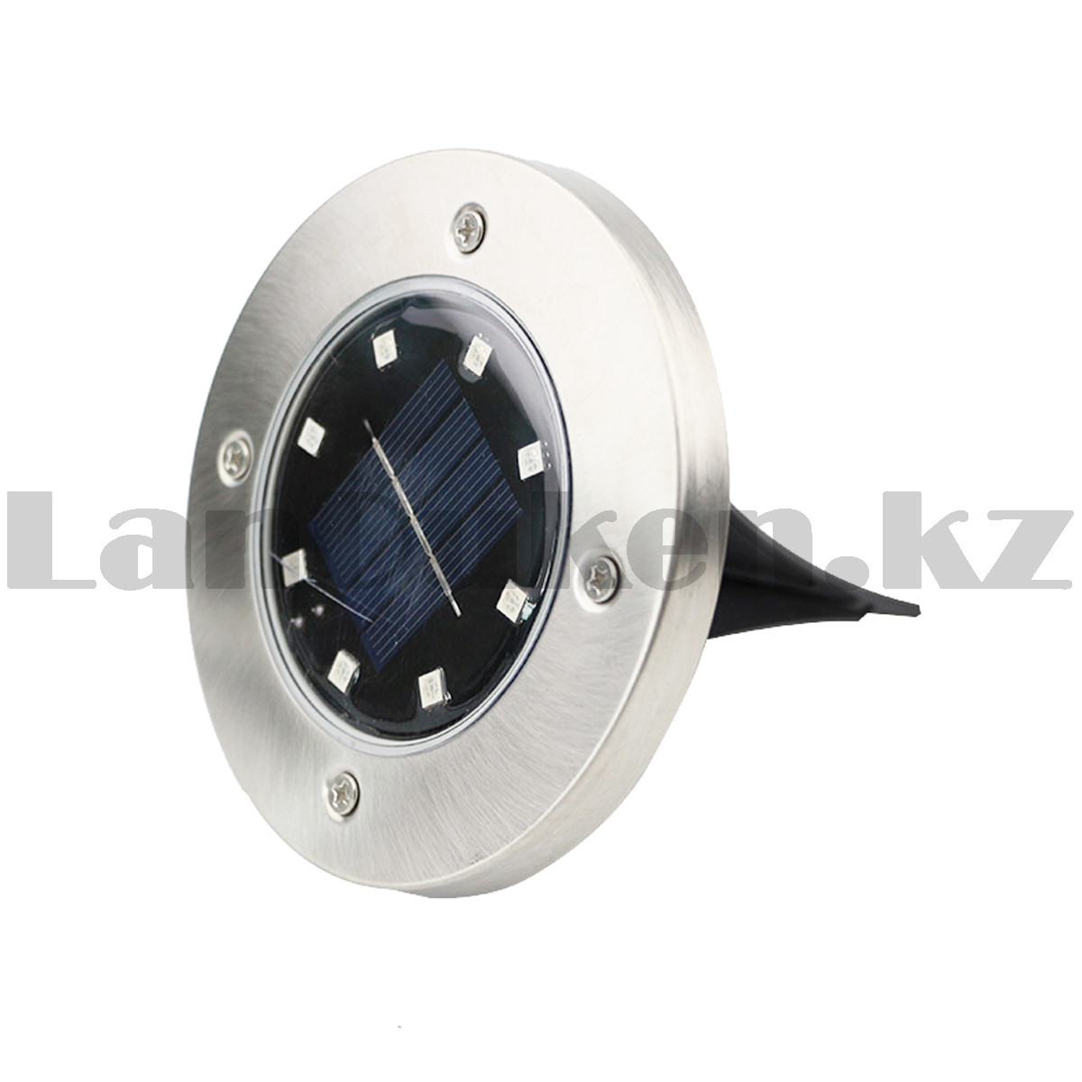 Садовые светильники на солнечных батареях Disk Lights 8 светодиодов 4 шт