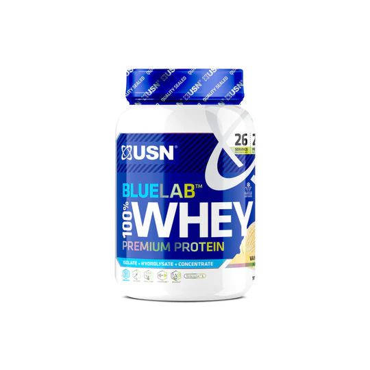 Протеин BlueLab 100% Whey, 908 g, USN Vanilla - фото 1 - id-p106026815