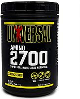 Амин қышқылдары Amino 2700, 350 tab, Universal Nutrition