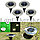 Садовые светильники  на солнечных батареях Disk Lights 4 светодиодов 4 шт, фото 2
