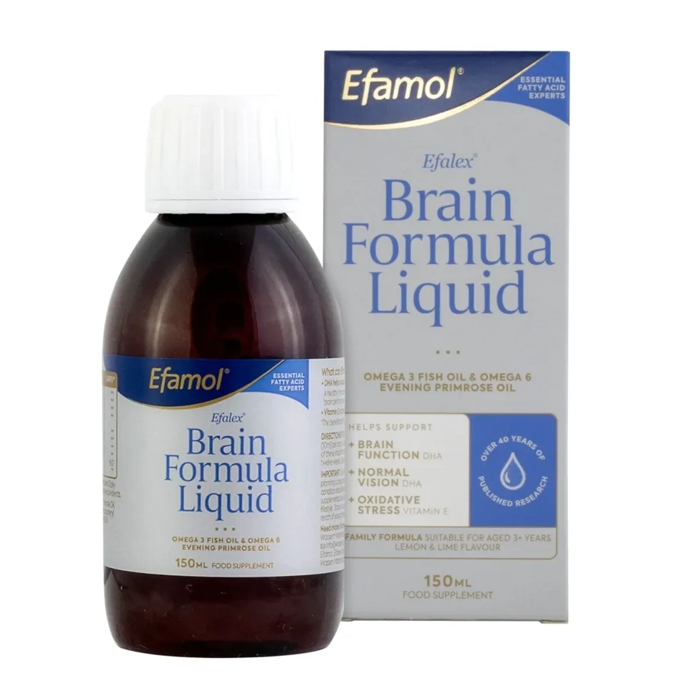 Эфамол Efamol Brain Formula полиненасыщенные жирные кислоты 150 мл - фото 1 - id-p108145353
