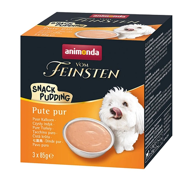 Animonda Vom Veinsten Snack Pudding для собак c индейкой , 3*85гр