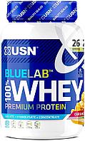 Протеин BlueLab 100% Whey, 908 g, USN Caramel popcorn